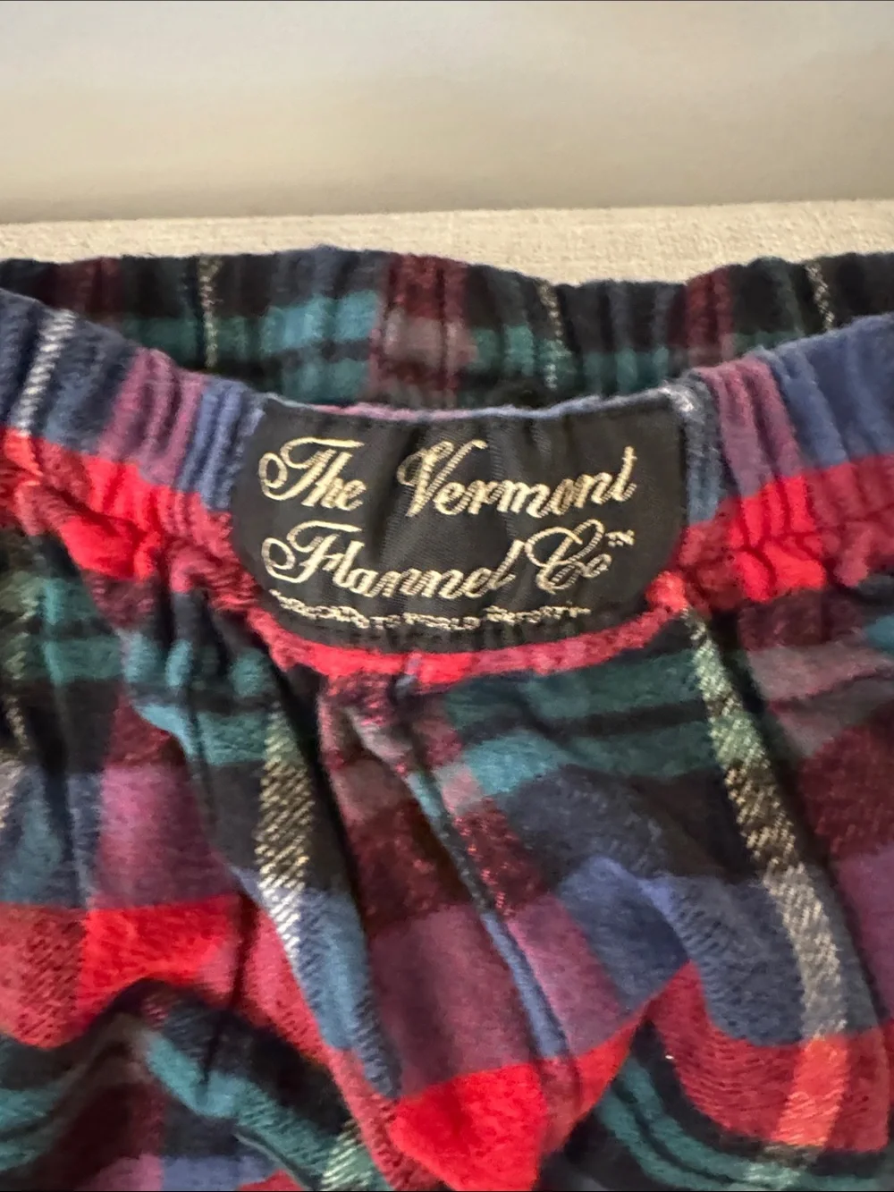 Vermont Flannel Company blue tops soft